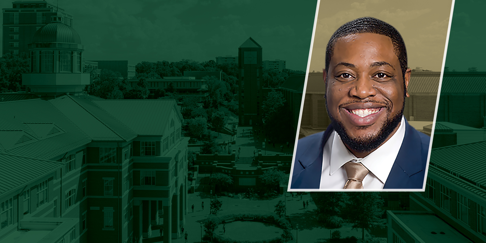 Dr. Brandon L. Wolfe will join UNC Charlotte on Nov. 1, 2021, as the University’s inaugural associate vice chancellor for diversity and inclusion and chief diversity officer (CDO).