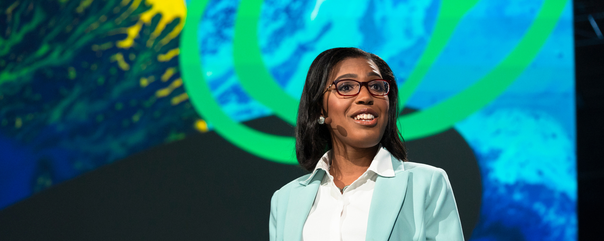 Alumna DeAndrea Salvador at 2018 TED Fellows