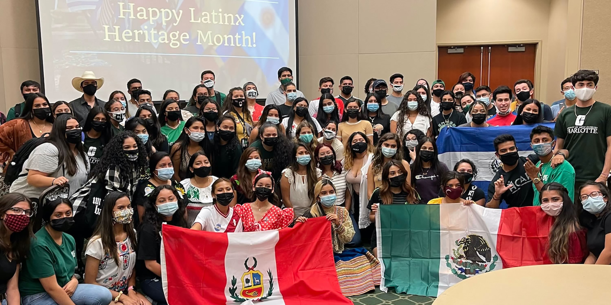 UNC Charlotte's Latin American Student Organization members