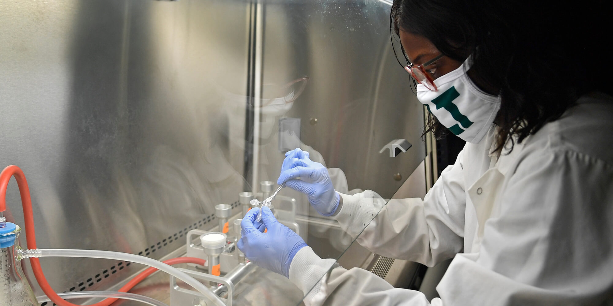 UNC Charlotte wastewater testing lab